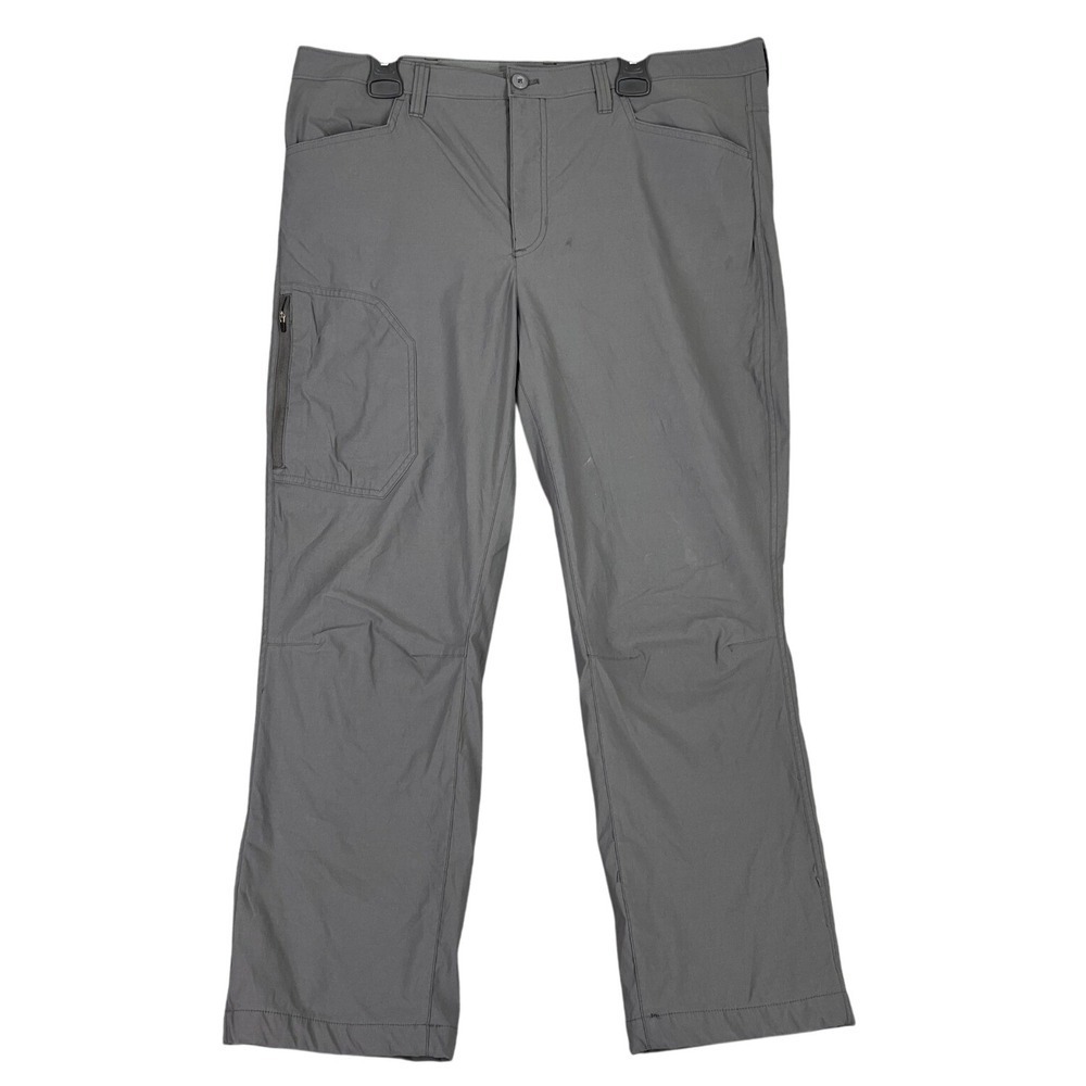Eddie Bauer Pants Mens 40 Fleece Lined Gray‎ Adventurecore Outdoor Hiking